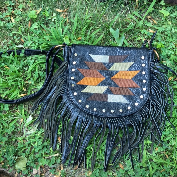 Street Level Handbags - Embroidered Crossbody Bag